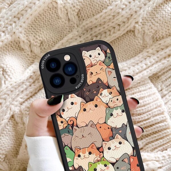 Painted Cat Phone Case - Image 4