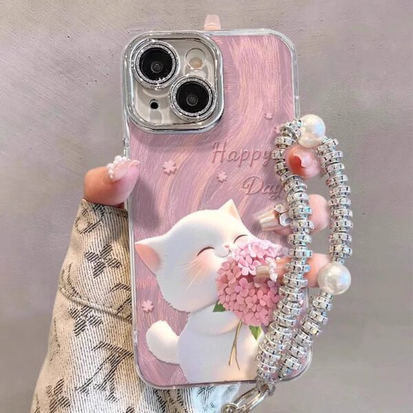 Blossoming Cat phone case - Image 6